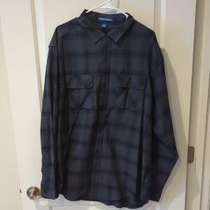 Port Authority Dark Plaid Men's Shirt